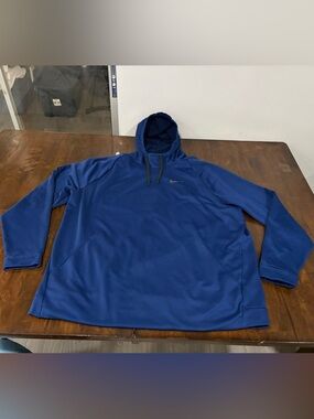 Nike Dri-Fit Navy Blue Athletic Hoodie Men’s Size 4XL Tall